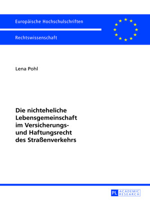 cover image of Die nichteheliche Lebensgemeinschaft im Versicherungs- und Haftungsrecht des Straßenverkehrs